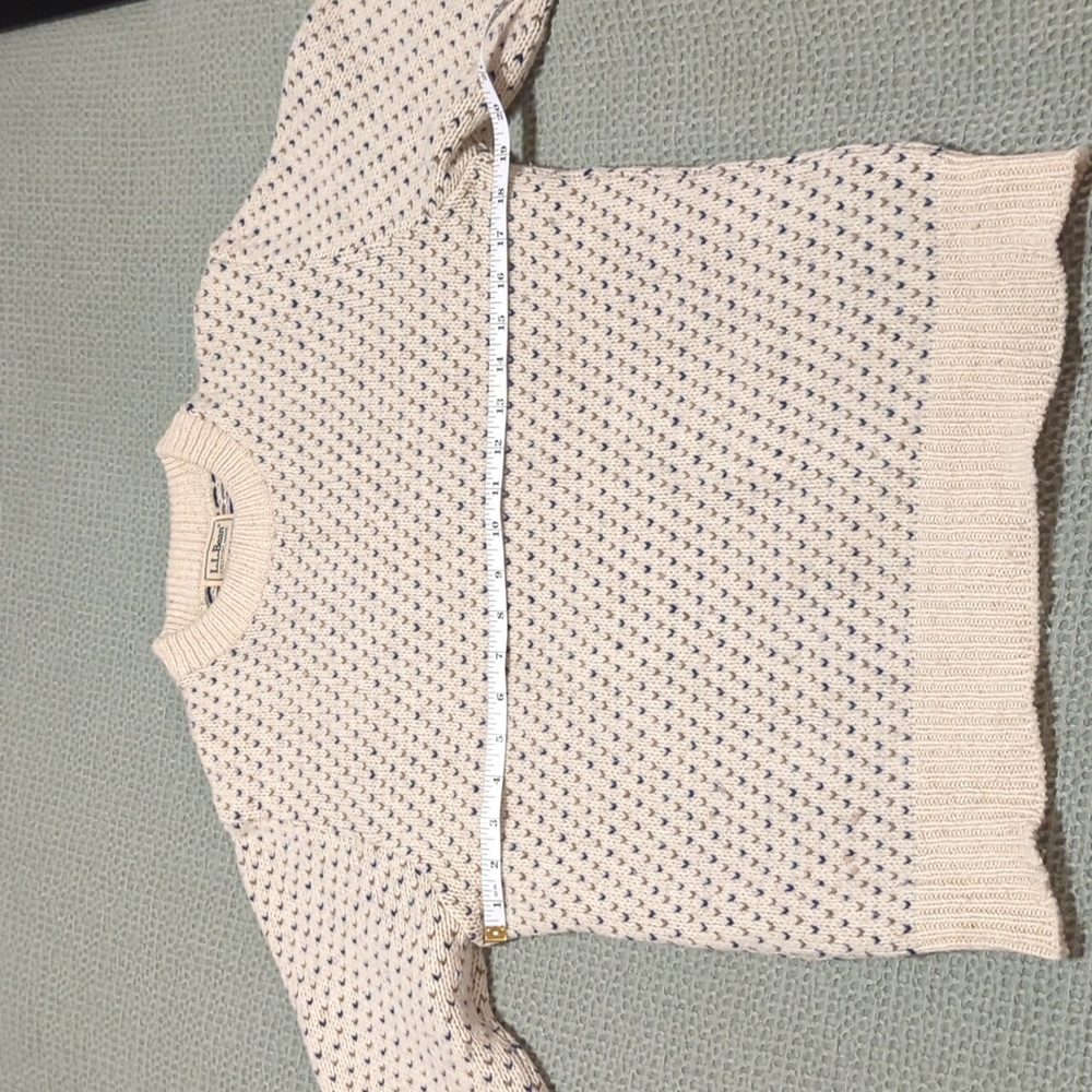 Vintage L.L. Bean Norwegian Birdseye Wool Sweater